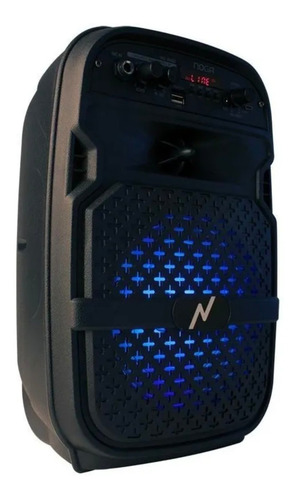 Imagen 1 de 3 de Parlante Noga One Light NGL-400BT con bluetooth negro
