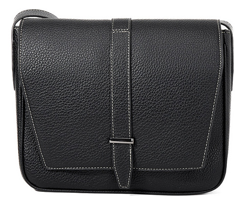 Nuevo Bolso De Hombro Casual De Cuero Suave Para Hombre Fash