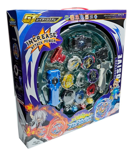 Estadio Trompo Beyblade Batalla Arena Lanzador Grande Acceso