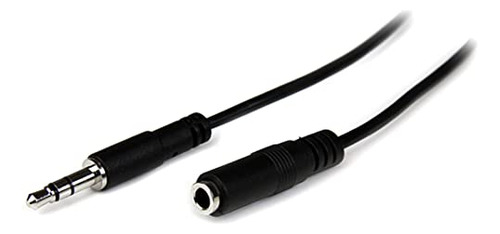 Startech.com Cable Alargador De Audio Estéreo Delgado De 3,5