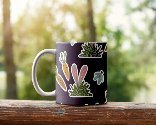 Kit Imprimible Plantillas Tazas Pascuas Semana Santa M6