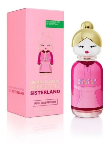 Benetton Sisterland Pink Raspberry 80ml Edt  Perfume - Mujer