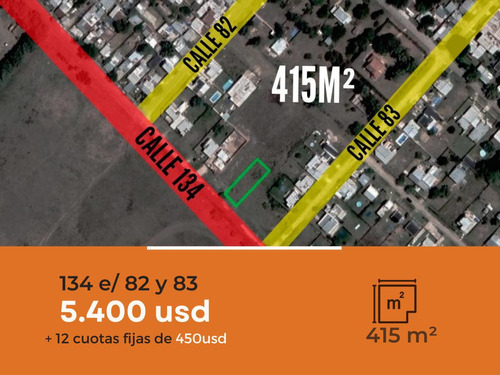 Terreno En Venta - 415 Mts2 - Los Hornos, La Plata [financiado]