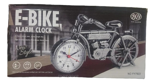 Reloj Despertador Modelo De Motocicleta