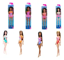 Comprar Muñeca Barbie Playa Con Traje De Baño Mattel Varios Modelos