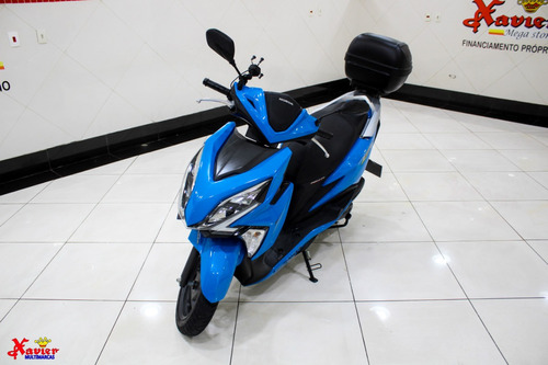 Honda Elite 125 Azul 2020 Gas Financiamento Proprio 3d07