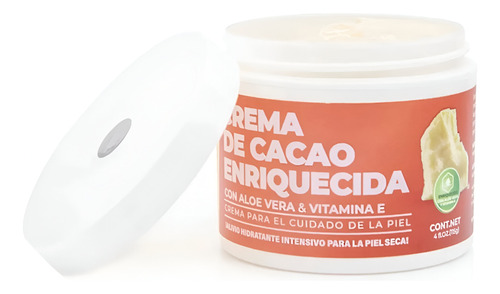 Crema Hidratante Intensiva De Cacao, Aloe Vera Y Vitamina E