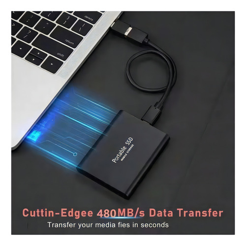 Disco rígido externo M.2 Ssd 8tb Type2 de ultra-alta velocidade, cor azul