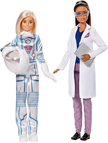 Barbie Carreras Astronauta Y Cientifico Espacial Muñeca, P