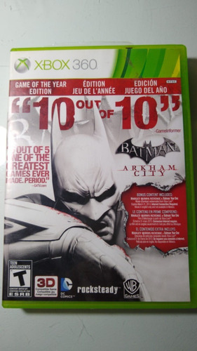 Batman Arkham City Xbox 360 Lenny Star Games