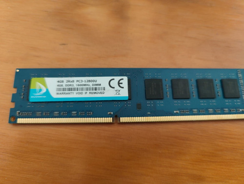 Memoria Ram 4gb 2rx8 Pc3-12800u Ddr3