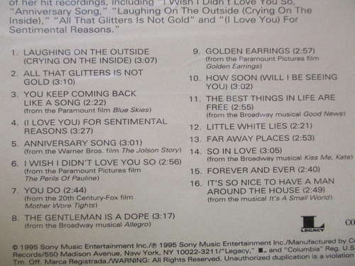 Dinah Shore - 16 Most Requested Songs (legacy / Columbia)