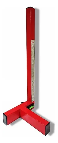 comprar Apruma-fácil (nível, Prumo, Esquadro E Régua) Na Obra Civil Vermelho