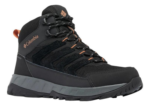 Botín Hombre Columbia Strata Trail Mid Waterproof Negro