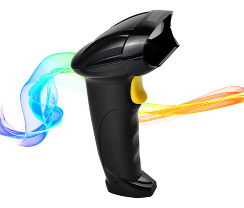 Leitor Código De Barras Com Fio Bar Code Scanner Cor Preto Tipo de conector do cabo USB