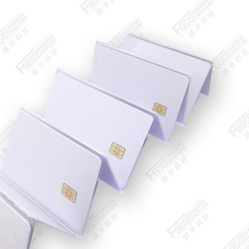 Tarjetas Plásticas Carnet Pvc Blanca Smart Chip Cr80 Fm4442