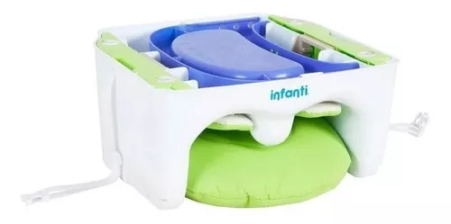 Silla Booster De Comer Para Bebe Infanti Portatil Creciendo Nombre Del  Diseño Cba01 Color Verde