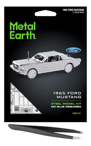 Metal Earth Fascinations 1965 Ford Mustang - Kit De Modelo