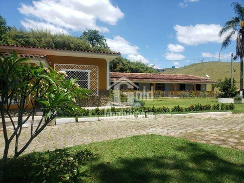 Chacara Com 48 Mil M² Com Casa Sede, Pronta Para Moradira Ou Lazer Na Região De Jacareí(sp) - Ch0036