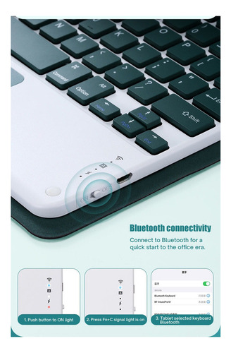 Funda Teclado Táctil Ñ For Samsung Galaxy Tab A8 10.5 2021