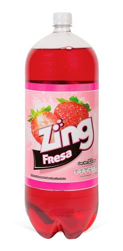Imagen 2 de 2 de Refresco Zing Sabor Fresa, 3.3 Litros