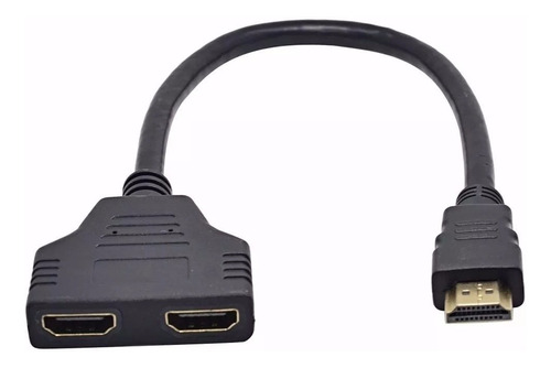 Cable Adaptador Splitter Hdmi Macho A 2 Hdmi Hembra Video