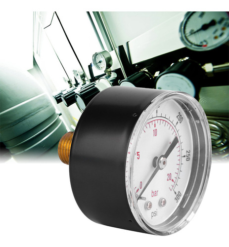 De Manómetro 50mm Dial 1/4 Bspt Conexión Trasera Para Aire