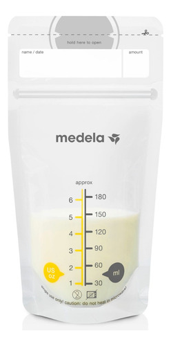Medela 100 Bolsas De 180ml Para Almacenar Leche Materna