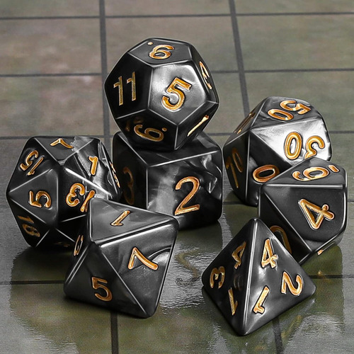 Juego De Dados Ciaraq Para Calabozos Y Dragones (dnd) Ab 8a