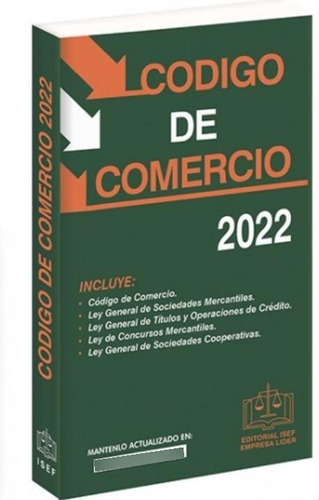 Código De Comercio 2022 Isef