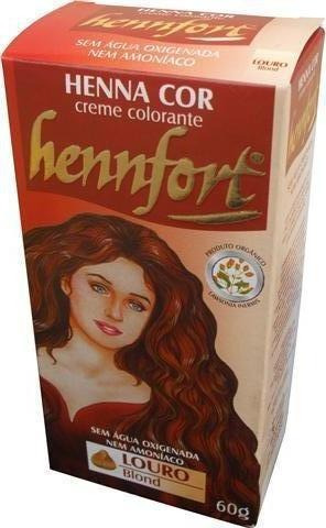 Kit 2 Henna Hennfort Em Creme 60g - Louro