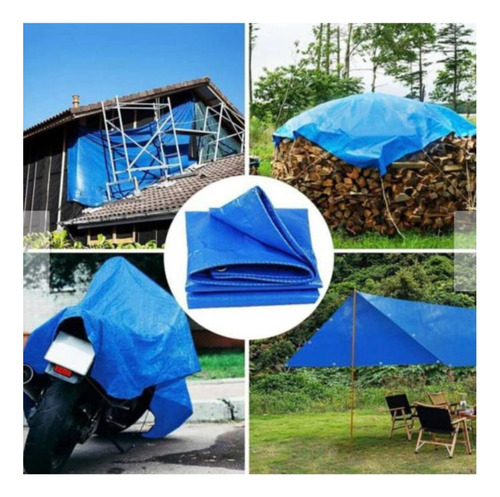 Lona Carpa Multiusos Cobertor Lona Impermeable 4x5 Metros