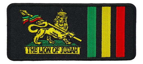 Polvo Gráfico El León De Judah Hierro Bordado En El Parche