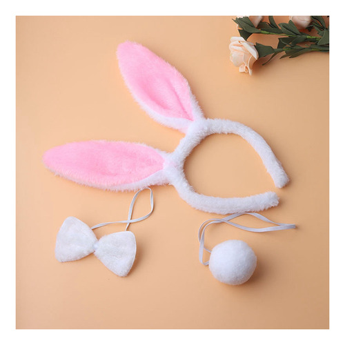 Conjunto De Disfraz De, Diadema Con Orejas, Pajarita, Banda