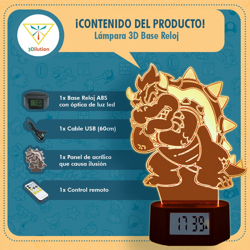 Lámpara 3d Messi Miami Base Reloj