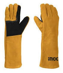 Guantes De Carnaza Para Soldador. De 16 Pulgadas