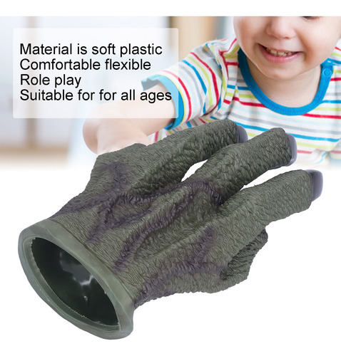 Disfraz De Dinosaurio Con Garras De Jurassic World, Guantes,