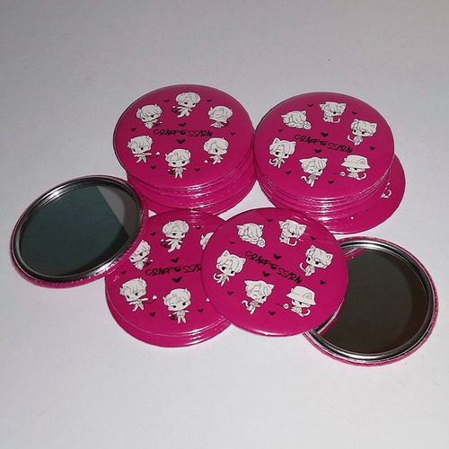 Chapitas Personalizadas Espejo 56mm (100 Unidades)