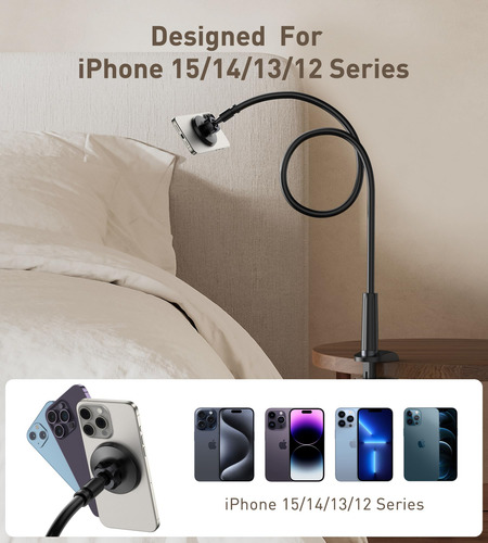 Phone Holder Mount Ditouch Magnetic Gooseneck For iPhone