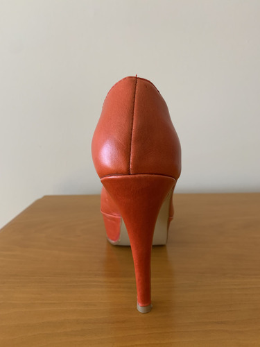 Zapatos Stiletto Rojo Plataforma 36 No Paruolo No Sarkany Rojo 36