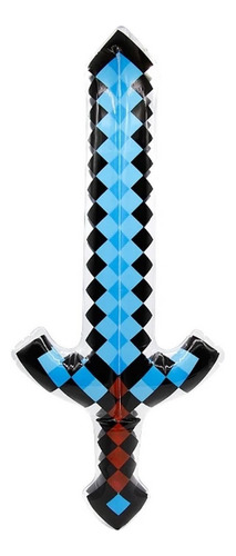 Espada Minecraft De Diamante 60 Cm Inflable Juguete Niños