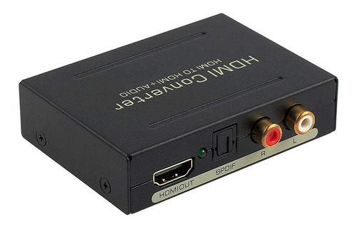 Imagem 2 de 5 de Extrator Hdmi Audio Splitter Spdif Óptica + Rca