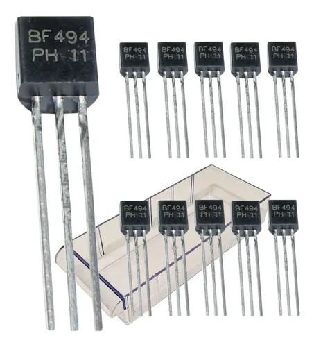 Bf494 Transistor Bf494 (10 Peças) Bf 494 - Novo | MercadoLivre