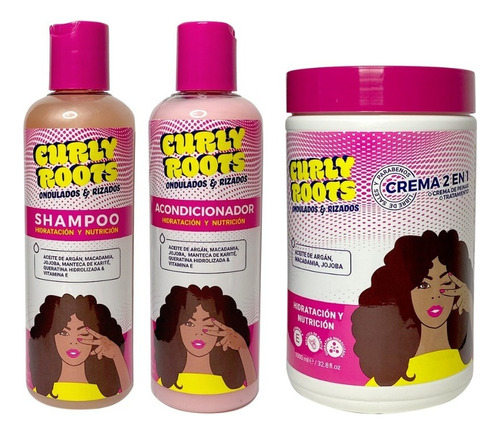  Kit Curly Roots X3 - g