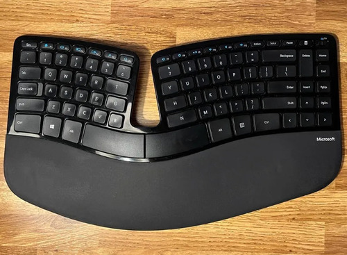 Teclado Ergonómico Microsoft Sculpt Ergonomic Desktop Negro Inglés Us (Usado)