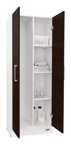 Escobero Mueble Organizador Melamina 1,50m 2 Puertas Mosconi