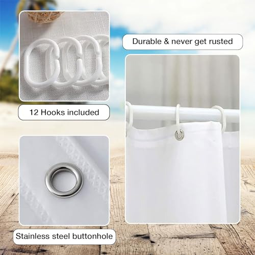 Set De Baño Para Niños Azul Océano, Conjunto De Cortina De B