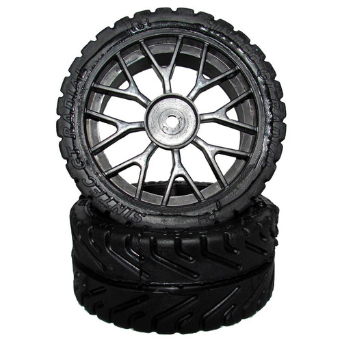 Pneu Sintec Radial Roda Bbs Gt Preta Dbx Par S044 Automodelo