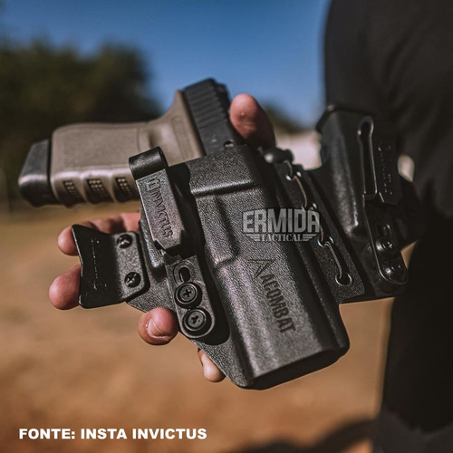 Coldre Velado Kydex Gen5 Glock G22 G23 .40 Invictus Sidecar