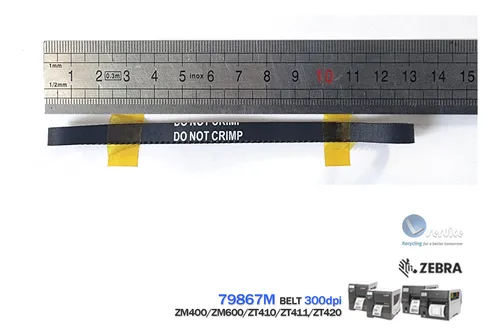 Correia Zebra 300dpi - Zm400/600/ Zt410 - 79867m | Frete grátis Correia Zebra 300dpi - Zm400/600/ Zt410 - 79867m | Frete grátis